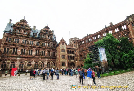 Heidelberg Castle courtyard